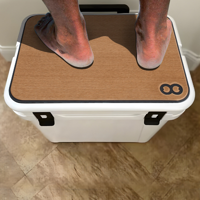 22 Zoll EVA Schaum Pad Teak Decking Bodenbelag Schiebefeste Kühler Pad für YETI Roadie 60