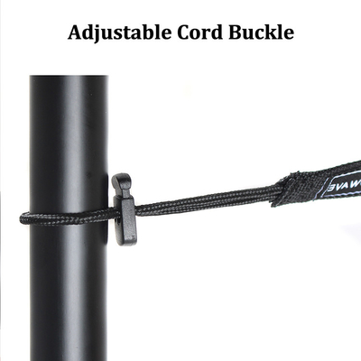 Kautschuk Logo Woowave Mehrfarbiger Fischerkajak Paddelleine mit gewundenem Seil 61.42 Zoll
