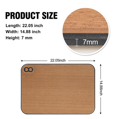 Nicht rutschfähige EVA-Matte aus weichem Schaum für Kühlschrank 22.05*14.88 Zoll auf YETI Roadie 60