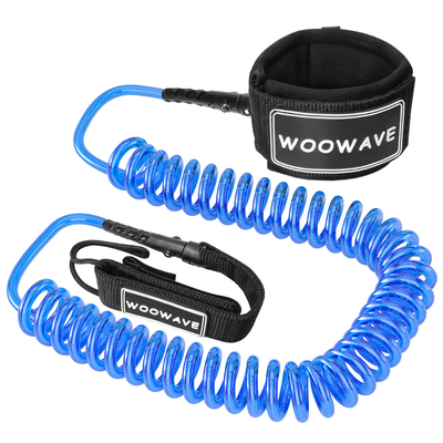 Custom Logo Coiled Leash für Surfen Surfbrett Woowave Upgrade für Windsurfen verwendet