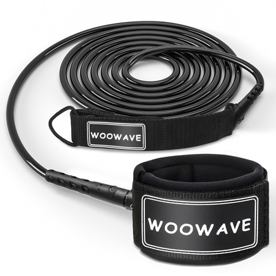 Edelstahl-Doppelschwenke 6'7'8'9'10'11' Custom Bein Seil TPU Surfboard Surf Leash