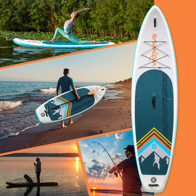 Stand-up-Surf-Race-Board 11'6&quot; aufblasbares Paddle-Board mit Pumpe und 10kg Gewicht