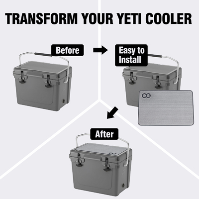 RTIC 20 Cooler Box Pad 16,73*10,83 Zoll Größe mit Klebstoff und Anti-Slip Schaummatte