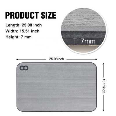 25.08*15,51 Zoll Graue Teak EVA Schaum Pad wasserdichte Matte für Kühlbox Isolationspolster