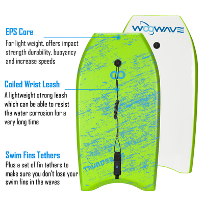Moderne 36''Bodyboard für Erwachsene Bodyboard mit EPS Core Woowave Mode Wassersport