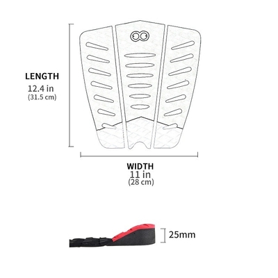 WOOWAVE EVA Schaumstoff Surf Traction Pad Unisex Surfer's ultimative Leistungssteigerung