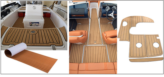 WOOWAVE Custom Design EVA Boot Flooring Coaming Bolster Pads 2400mm*120mm / individuell angepasst