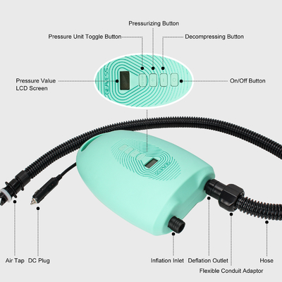 Marine elektrische Luftpumpe mit Neopren 600D Polyester 12'*9'6'*7' Verpackung
