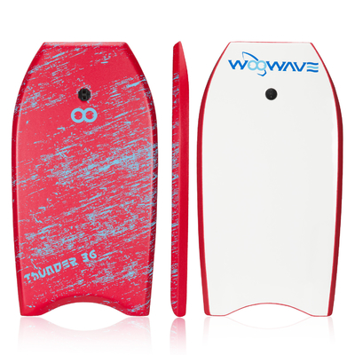 36 Zoll XPE Bodyboard Board für Erwachsene Schaumstoff Surfboard mit EPS Core RED und erschwinglich