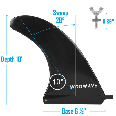 Upgrade auf farbenfrohe PVC-Surfbrettflossen für verbesserte Kiteboardleistung