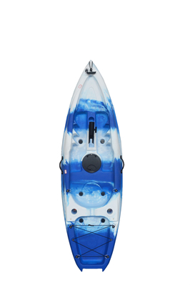 Profi-Fischen 2.2M Blau Sit On Top Kajak mit Pedal und 60 kg / 132 lbs Ladekapazität