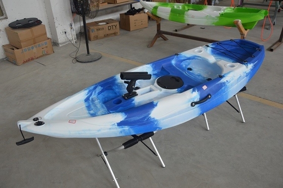 Profi-Fischen 2.2M Blau Sit On Top Kajak mit Pedal und 60 kg / 132 lbs Ladekapazität