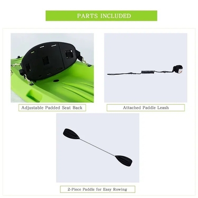 Moduläres Pedal Fishing Kayak Einfache Spaltung für 1-2 Personen passt zu den Fischerbedürfnissen