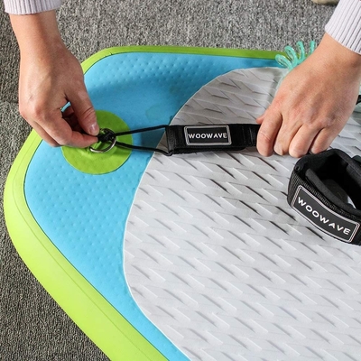 Unisex WOOWAVE Surfboard SUP Leash String Cord für Longboard und Short Board 4 mm Durchmesser