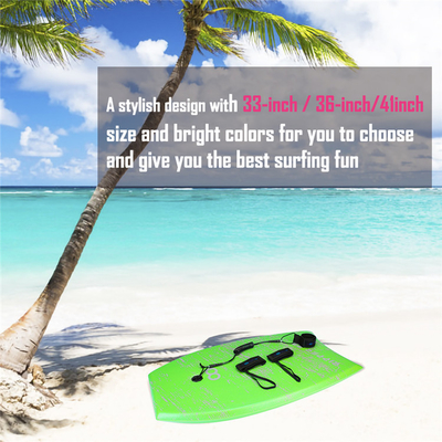 Starten Sie Ihr Surf-Abenteuer mit 33 Zoll Green Woowave Surfboard Leine und Flosse