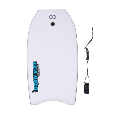 Robuste und langlebige 37 Zoll WOOWAVE Bodyboard für Surfen professionelles Design in Grau