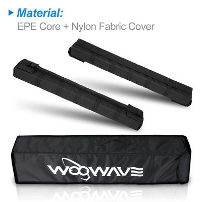 Universelle weiche lange Kanotenregale für Kajak und Surfbrett mit Gewebe oder PVC-Logo