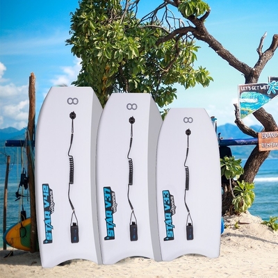 Robuste und langlebige 37 Zoll WOOWAVE Bodyboard für Surfen professionelles Design in Grau