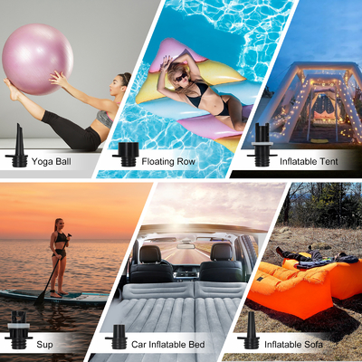 16 PSI Hochdruck-Doppelstufen-Inflationspaddel-Boardpumpe für iSUP Boote Kajak Yoga Ball