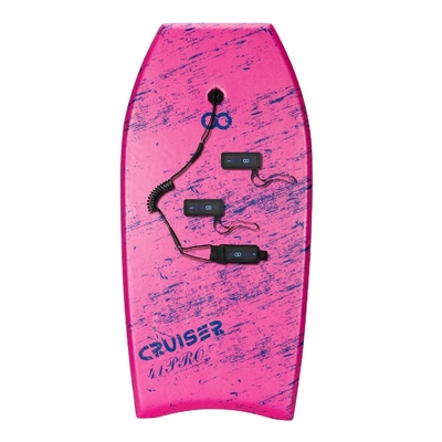 41 Zoll Kids Swim Surfboard Pink Body Board Bodyboard mit Leine EPS XPE HDPE Material