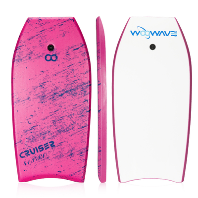 41 Zoll Kids Swim Surfboard Pink Body Board Bodyboard mit Leine EPS XPE HDPE Material