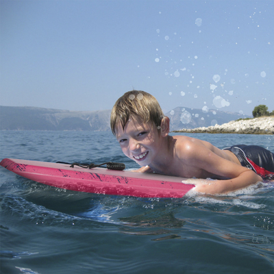 41 Zoll Kids Swim Surfboard Pink Body Board Bodyboard mit Leine EPS XPE HDPE Material