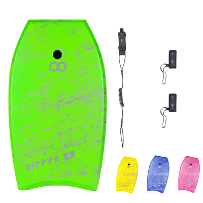 Unisex 36' Bodyboard XPE Aufblasbares Skibrett mit Leine