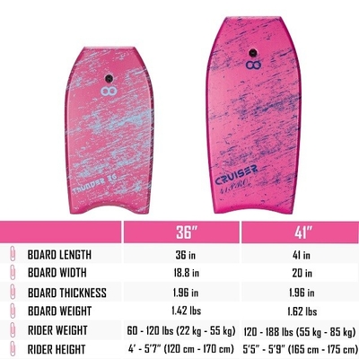 36' Schaumkörper mit Leine und Flossen Anfänger Stufe 1.42lbs Professionelle WOOWAVE
