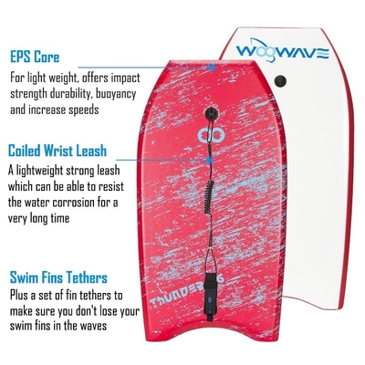 Unisex-Surfbrett für Wassersportfahrer Größe 2'-4' 60cm-120cm Woowave Schaumbrett