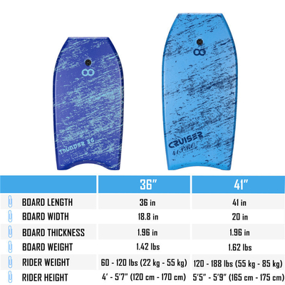 Verbessern Sie Ihr Surf-Spiel Woowave EPS XPE HDPE Schaumbild Bodyboard mit Surf Leash