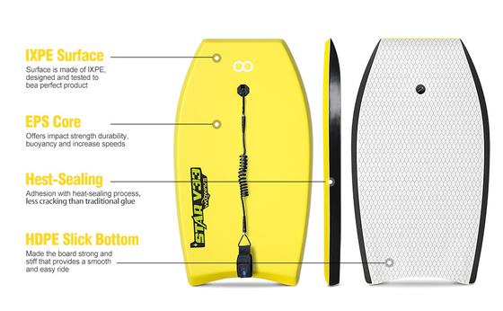Leichtgewicht 6 Fuß 37''Surfboard Schaumkörper Board für Pool und Ozean 1,8 lbs Board Gewicht