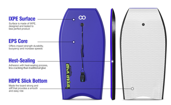 Woowave-Beschreibung für das Surfen 42&quot; Bodyboard für Erwachsene