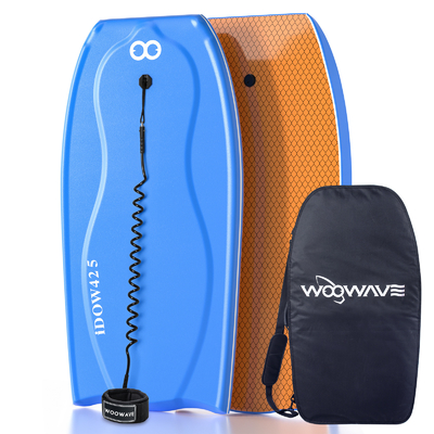 Leichtes Surf-Bodyboard mit Surf Leash 22,5 Zoll Breite 3,95 Pfund Gewicht